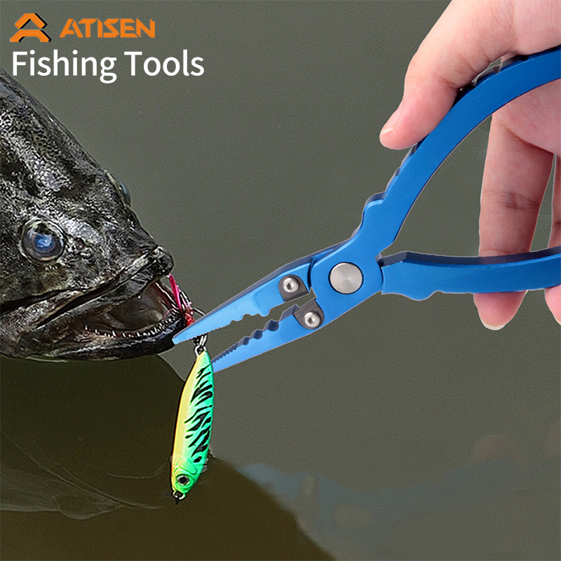 Fishing Hook Sharpener - ملقط صيد خفيف للغاية من الألومنيوم