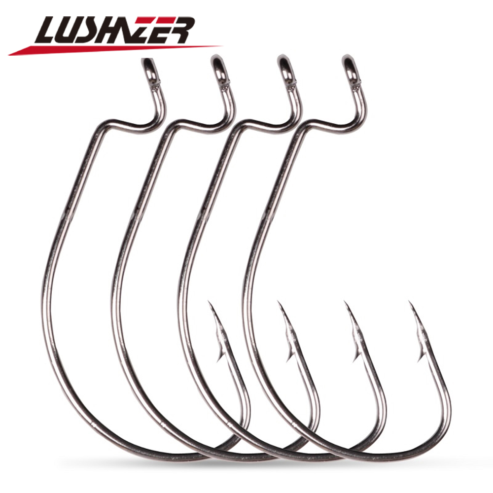 Fishing Hook Assortment - LUSHAZER 10 قطعة/الوحدة الكربون الصلب الصيد