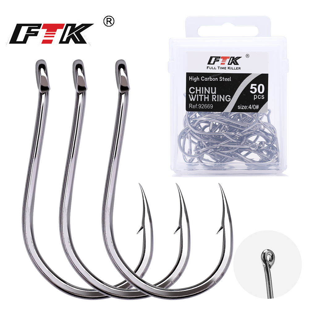 Fishing Hook Assortment - خطاف صيد FTK CHINU مع حلقة