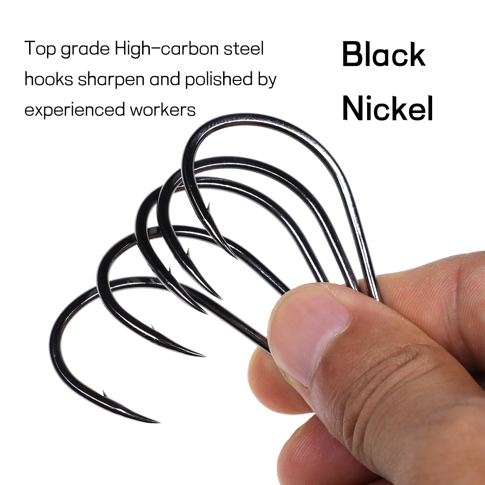 Bimoo 20 قطعة إزاحة الأخطبوط م - مراجعة Fishing Hook Barbless وسعره
