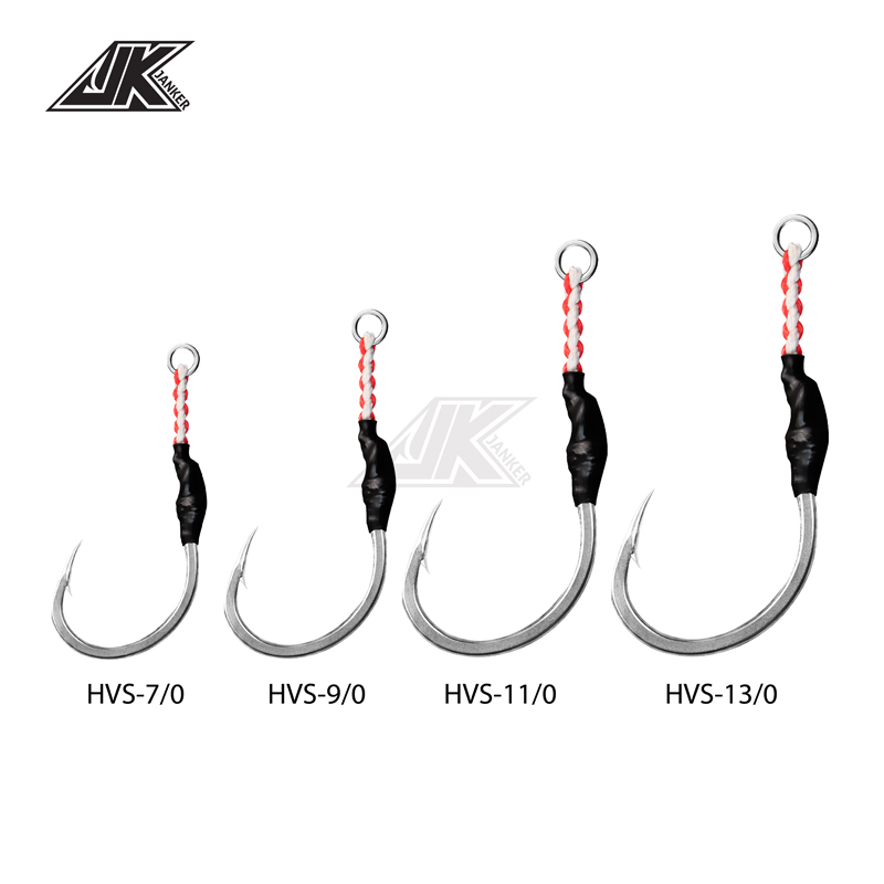 JK HVS مساعدة الطاقة الثقيلة 7 - مراجعة Fishing Hook Barbless وسعره